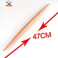擀面杖饺子皮专用榉木两头尖饺子皮专用擀面厨房包饺子烘焙工具 敬平 Q56-尖头47cm直径2.8cm(榉木)
