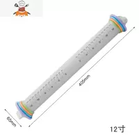 新设计可调节厚度大号擀面杖烘焙工具不粘带刻度硅胶擀面棒压面棍 敬平 大号可调硅胶擀面杖