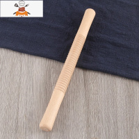 滚轴擀面杖烧饼锤实木家用面食生煎包擀烧麦皮走锤做油条用的工具 敬平 螺旋擀面杖35CM