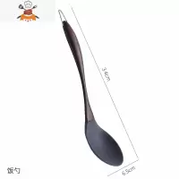 硅胶铲家用不粘锅专用不伤锅可高温汤勺厨具套装锅铲子炒菜 敬平 硅胶饭勺