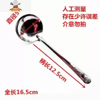 不锈钢小勺子圆勺长柄圆头汤勺挖水果儿童餐具油勺调料甜品勺家用 敬平 无磁不锈钢圆头勺5个