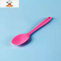 宝宝辅食锅铲套装婴儿耐热硅胶铲勺铲厨具小铲子小号不粘锅专用铲 敬平 粉色