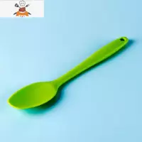 宝宝辅食锅铲套装婴儿耐热硅胶铲勺铲厨具小铲子小号不粘锅专用铲 敬平 绿色