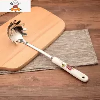 不锈钢锅铲套装厨房炒菜铲子勺子组合家用防烫隔热烹饪厨具七件套 敬平 紫玫瑰[粉扒]