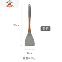 北欧硅胶菜铲铲子不粘锅专用锅铲勺子可高温家用汤勺厨具套装 敬平 煎铲