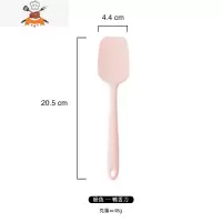宿舍硅胶铲子小号宝宝辅食专用烘焙刮刀炒菜汤勺不粘锅铲厨具套装 敬平 粉色鸭舌刀