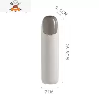 筷子笼家用厨房简约翻盖免打孔壁挂式筷筒创意沥水餐具勺子置物架 敬平 北欧白—可壁挂餐具架