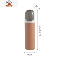 筷子笼家用厨房简约翻盖免打孔壁挂式筷筒筷子笼创意餐具置物架 敬平 北欧粉餐具架