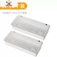 筷子笼带盖置物架家用筷子篓筷筒厨房沥水放筷勺子餐具收纳盒快子 敬平 大号 两个特惠装餐具架