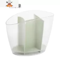 优思居 创意厨房筷子架餐具收纳架 家用叉勺筷子沥水置物架筷子笼 敬平 仙踪绿餐具架