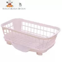 带盖沥水碗架装碗筷收纳盒餐具碗碟架放碗架厨房碗柜置物架 敬平 基础款白色餐具架