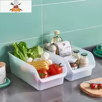 冰箱收纳器厨房鸡蛋收纳盒置物抽屉式食物食品蔬菜储物整理专用 敬平 两个装[透明加厚款]厨房收纳盒