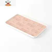 厨房多功能收纳置物架洗碗水槽抹布沥水架收纳盒厨房用品家用大全 敬平 大号粉橙厨房收纳盒