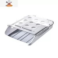 冰箱放鸡蛋的用收纳盒家用保鲜创意厨房装食物整理架托抽屉式器 敬平 烟灰 单层[自动滑落设计 底部缓震软胶]厨房收纳盒