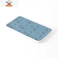 厨房多功能收纳置物架洗碗水槽抹布沥水架收纳盒厨房用品家用大全 敬平 大号蓝色厨房收纳盒