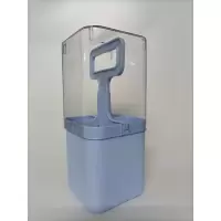 筷子筒筷笼餐具收纳盒厨房家用多功能沥水防尘带盖置物架勺筷子篓 敬平 天蓝色餐具架