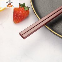 合金筷子家用27厘米火锅创意防滑10双快子各种不同颜色可高温 敬平 酒红色10双