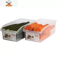 厨房冰箱收纳盒器冷冻饺子鸡蛋保鲜储物盒抽屉式整理盒食品盒子 敬平 敞口款2只厨房收纳盒