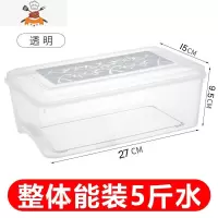 摆摊冰粉配料盒商用分格容器家用厨房杂粮收纳盒冰箱收纳盒保鲜盒 敬平 透明配料盒(2个)厨房收纳盒
