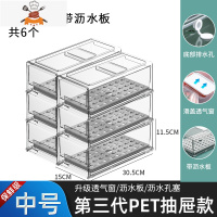 敬平厨房冰箱收纳盒抽屉式保鲜盒食品级鸡蛋肉类食物冷冻整理收纳器