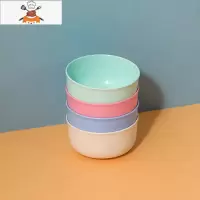 敬平小麦饭碗塑料汤碗防摔碗碟网红餐具碗碟碗盘套装无盖小碗塑料餐具
