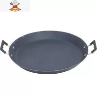敬平陆川铸铁煎锅 老式平底锅 生铁加厚无涂层烙锅烙饼商用大锅小干锅