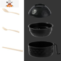 敬平泡面碗带盖可沥水家用汤碗筷套装单个学生宿舍方便面饭盒大号器