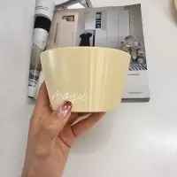 敬平蘑菇 淡黄的早餐碗 哑光陶瓷 饭碗面碗麦片碗 酸奶碗