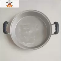 敬平铝平底锅家用商用老式加厚手工铸吕平锅鏊子烙饼水煎包铝锅铝煎锅