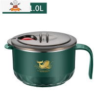 敬平304不锈钢泡面碗带盖大号学生宿舍单个饭盒上班族便携食堂吃饭碗