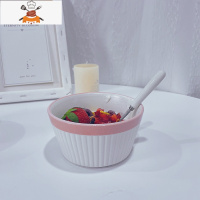 敬平cram ins风马卡龙网红沙拉碗泡面碗家用陶瓷饭碗大容量汤碗