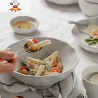敬平日式碗韩版ins风米饭碗单个吃饭的碗 好看的家用餐具套装汤碗面碗