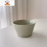 敬平白屿 青玉色米饭碗中国风沙拉碗水果碗麦片冰裂纹汤碗早餐碗
