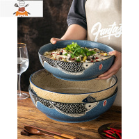 敬平酸菜鱼大盆碗汤碗家用超大号陶瓷和面盆水煮鱼大深碗毛血旺专用碗