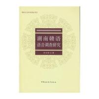 湖南赣语语音调查研究