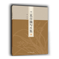 兰花白描写生集 名家画谱系列 张赤著 51幅写生作品 呈现白描技法入门精通教程白描花草临摹勾线描画谱 浙江人民美术出版社