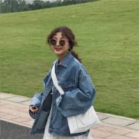 网红同款气质牛仔外套长袖做旧百搭学生上衣女装