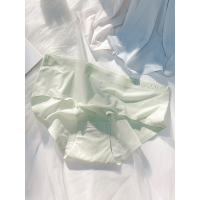 夏季薄款无痕内裤女纯棉裆全棉冰丝透气中腰日系少女莫代尔三角裤