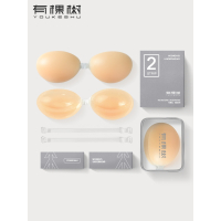 硅胶胸贴女夏季防走光凸点隐形文胸吊带婚纱用小胸专用乳贴