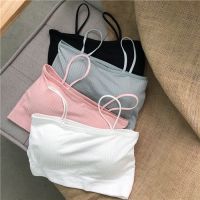 内衣女学生韩版初中生吊带美背背心少女裹胸抹胸防震文胸罩无钢圈
