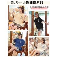 睡衣女夏季2021年新款家居服纯棉女士甜美可爱日系夏天学生可外穿