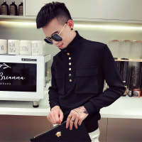 Pearl Diary加绒加厚秋冬潮牌保暖外套社会精神小伙长袖韩版潮流修身卫衣男