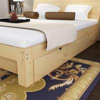 实木床1.5米松木双人床1.8米经济型现代简约出租房简易1mm单人床