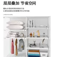 衣柜内收纳分层架隔板衣橱柜子隔层免钉伸缩宿舍置物架隔断分隔板