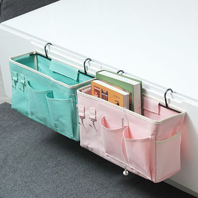 宿舍上铺床边挂袋 床头布艺杂物挂篮 大学生开学必备收纳
