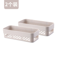 浴室置物架免打孔壁挂式厕所洗手间洗漱台用品三角架卫生间收纳架|浅咖(2个装)