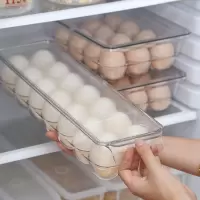 鸡蛋盒冰箱食物用放鸡蛋的收纳盒子防摔保鲜塑料蛋架托蛋格食品级