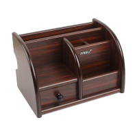 笔筒多功能创意木制办公文具木笔筒木质笔筒创意时尚多功能韩国桌面收纳盒摆件木简约可爱木制笔架复古