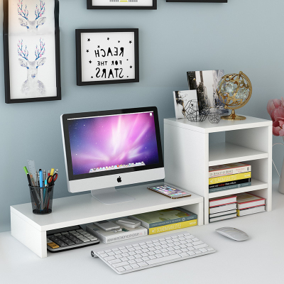 电脑显示器台式桌上屏幕底座增高架子 办公室简约收纳置物架支架