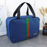 男士洗澡包防水洗漱包浴兜浴筐洗澡篮健身洗浴包浴袋化妆包收纳包|藏蓝色